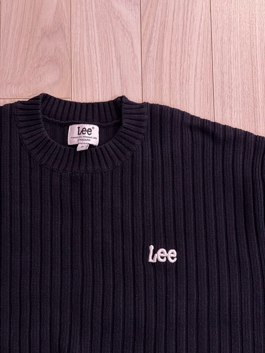 Lee 반팔니트 남녀공용 상품이미지2