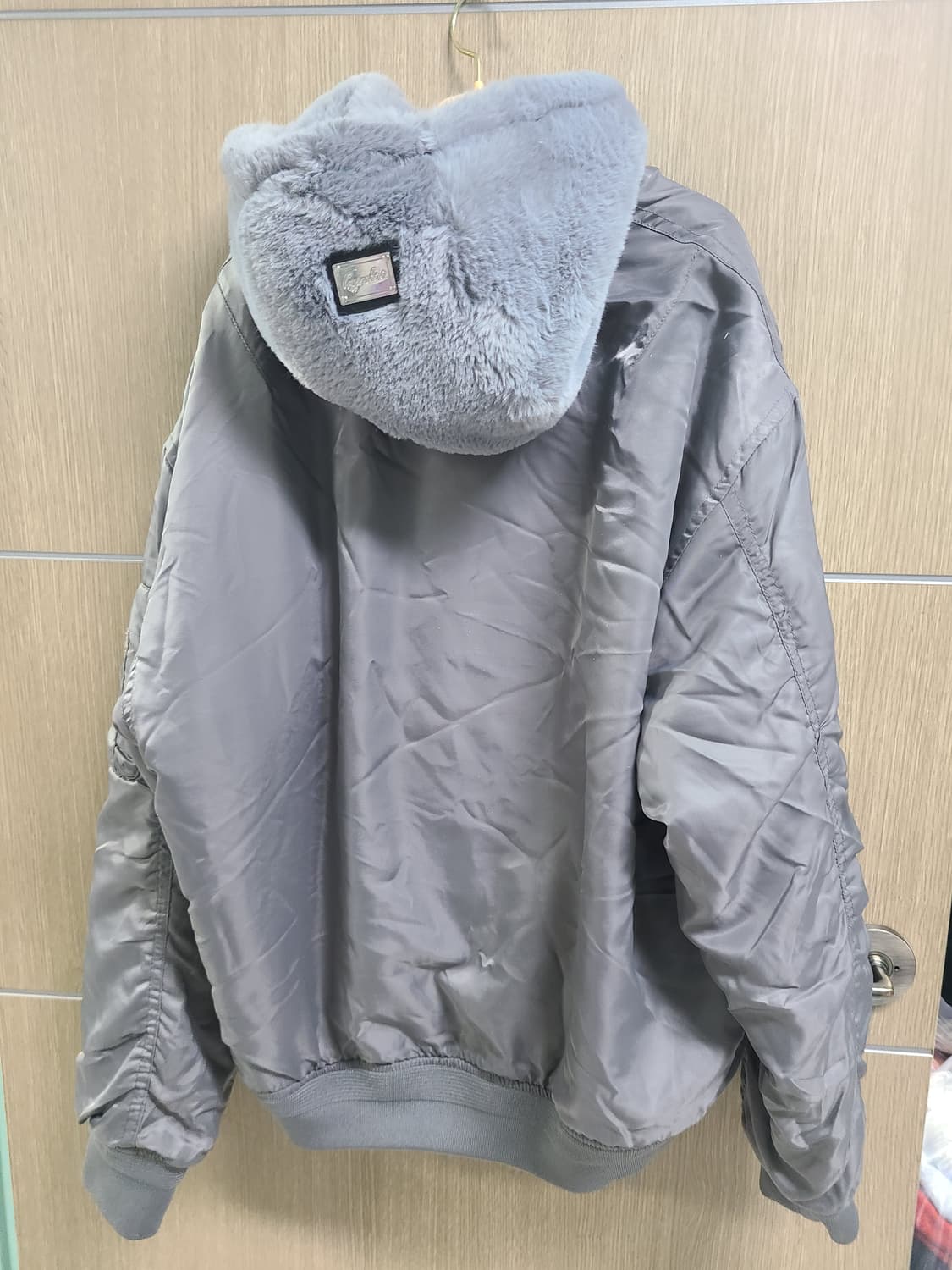 짐브로 리버시블 퍼 항공점퍼 xl 상품이미지5