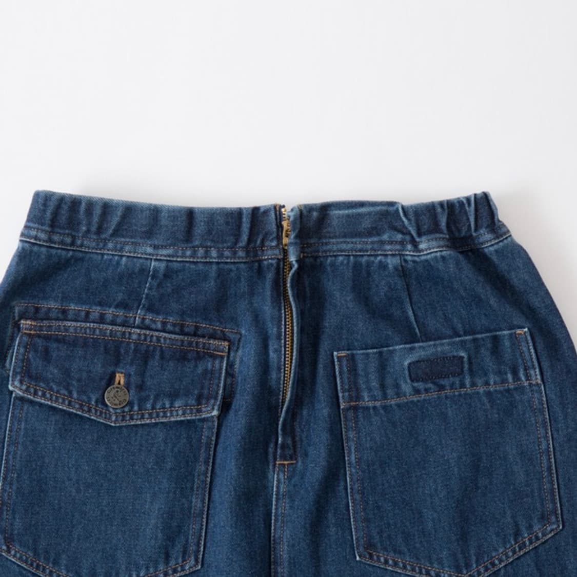 그라미치 미드 인디고 데님 롱스커트 M 상품이미지3