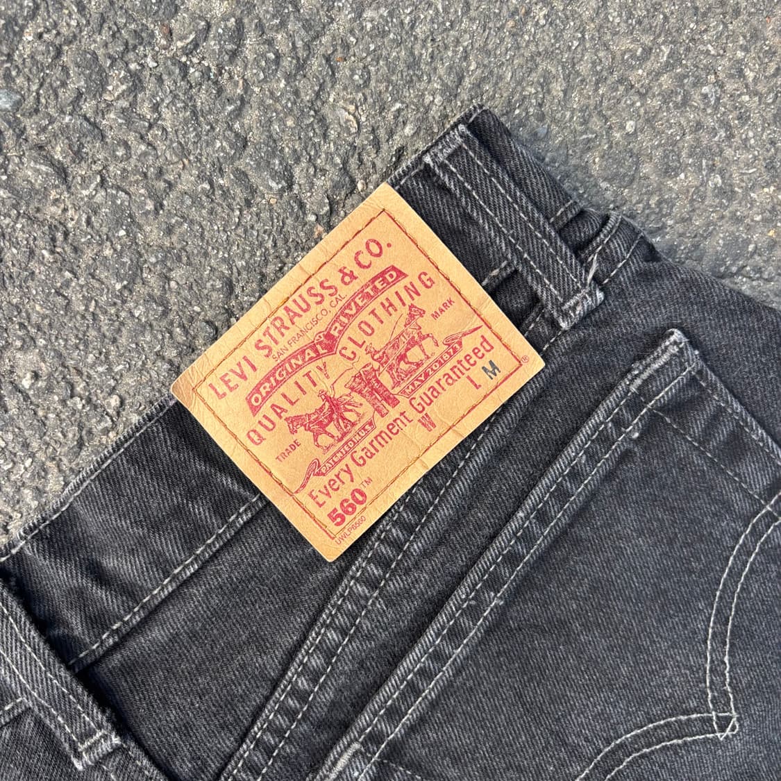 90~00년대 리바이스 560 흑청 상품이미지9