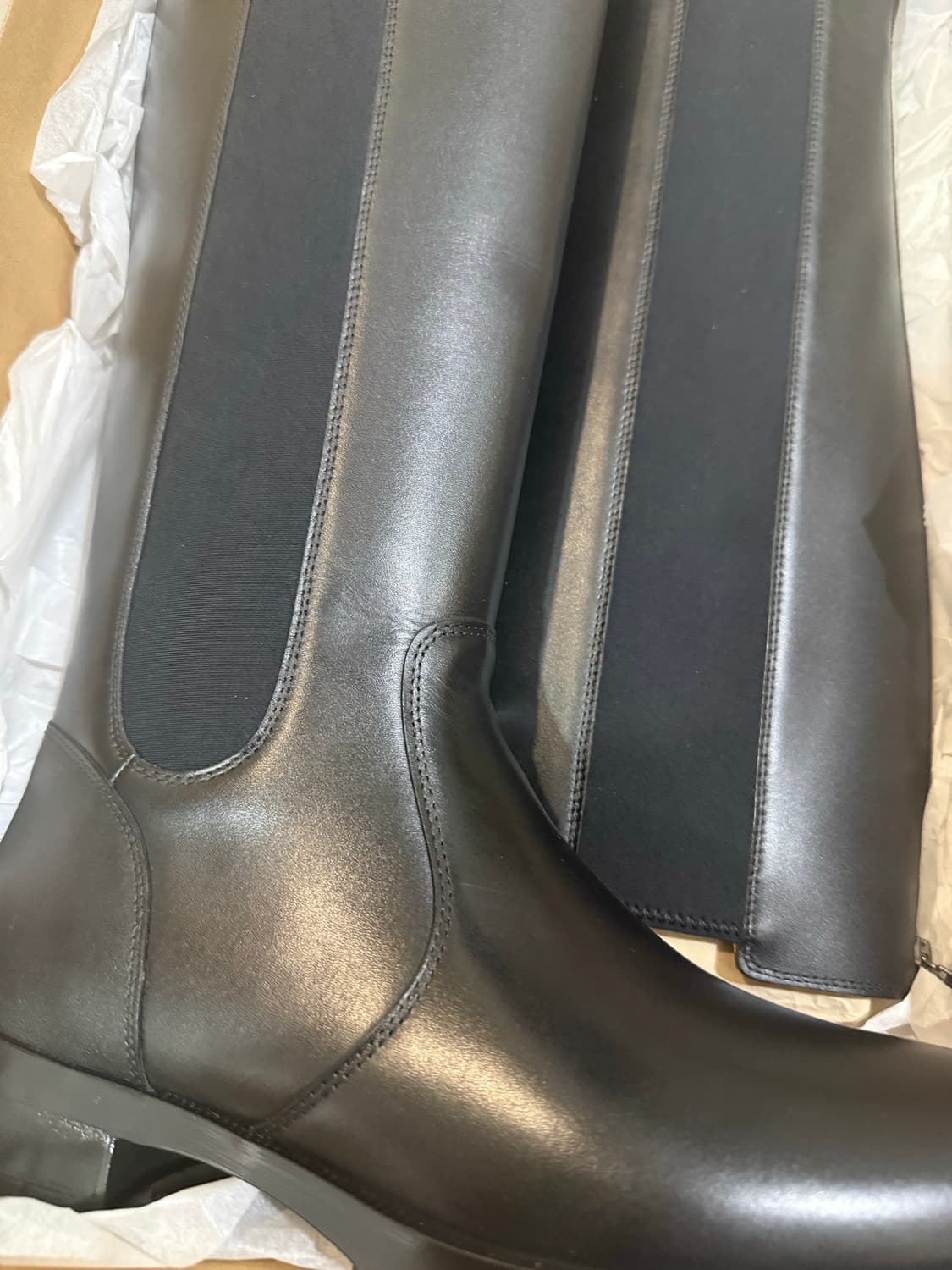 쿠에른/cueren/PRAGUE 10 KNEE HIGH BOOTS/검정롱 상품이미지4