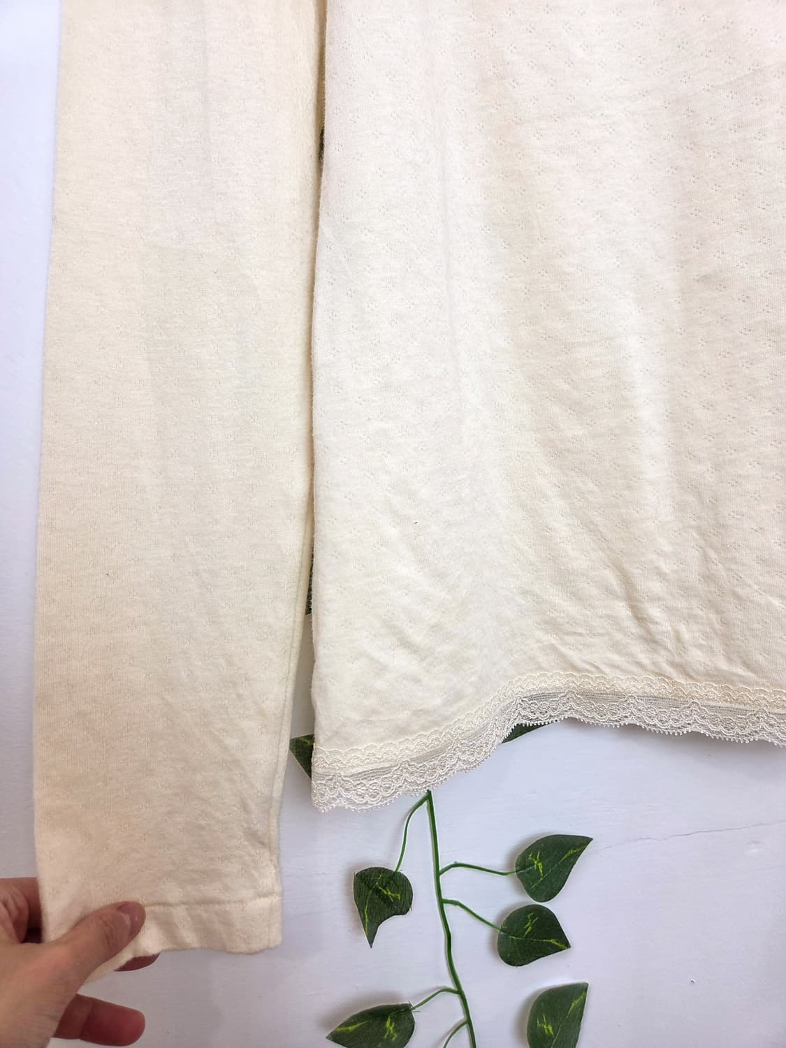 아이보리 펀칭 슬리브 상품이미지4