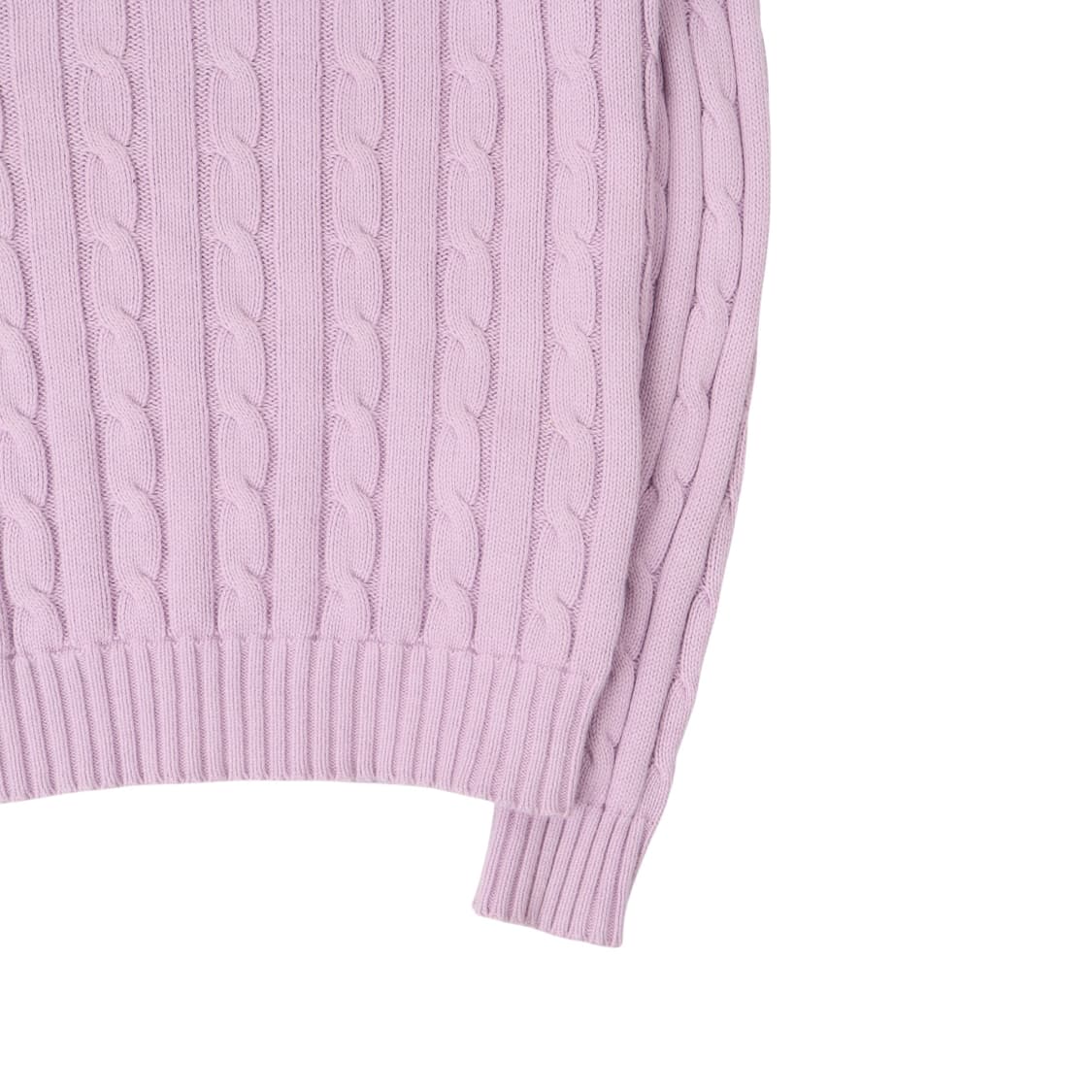 폴로 랄프로렌 라이트 퍼플 케이블 니트 상품이미지4
