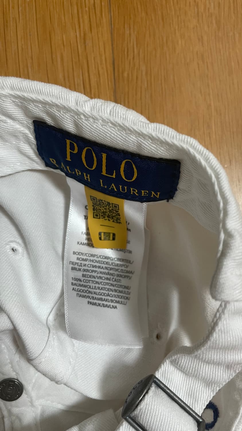 폴로 화이트 볼캡 상품이미지2