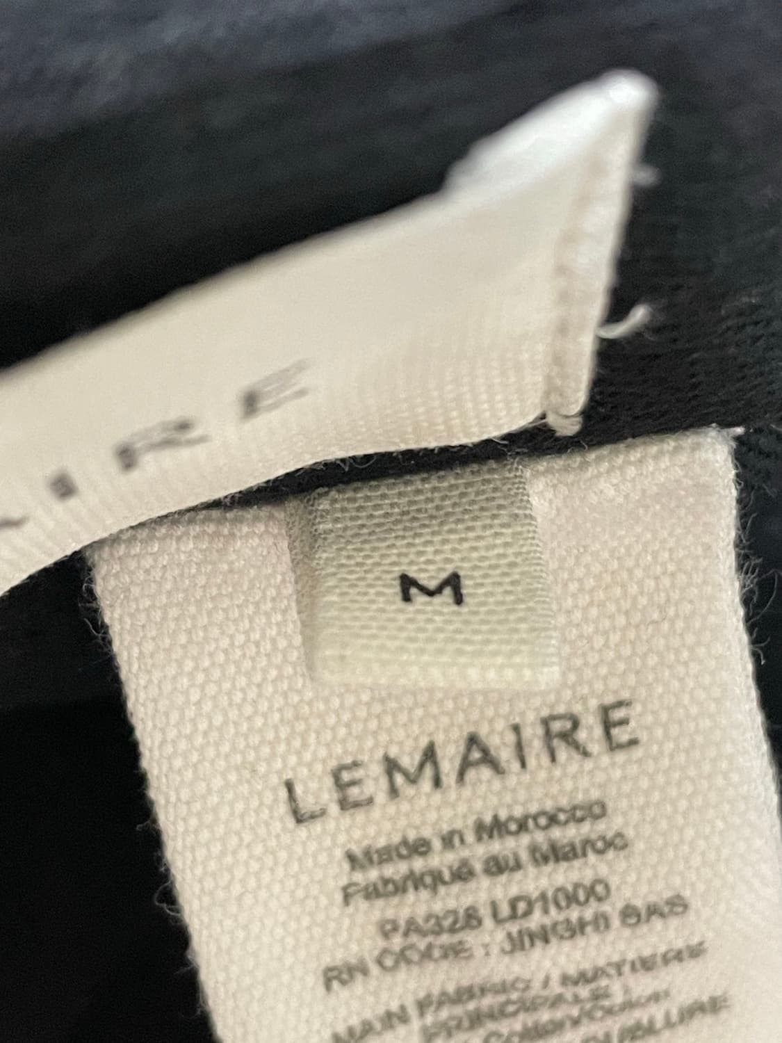 24SS 르메르 트위스트 데님 팬츠 블랙 PA326 LD1000 m사이즈 상품이미지6