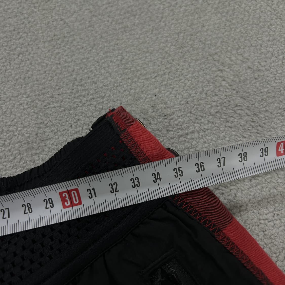 나이키 블랙/레드 버튼 트랙 바지 m 상품이미지4