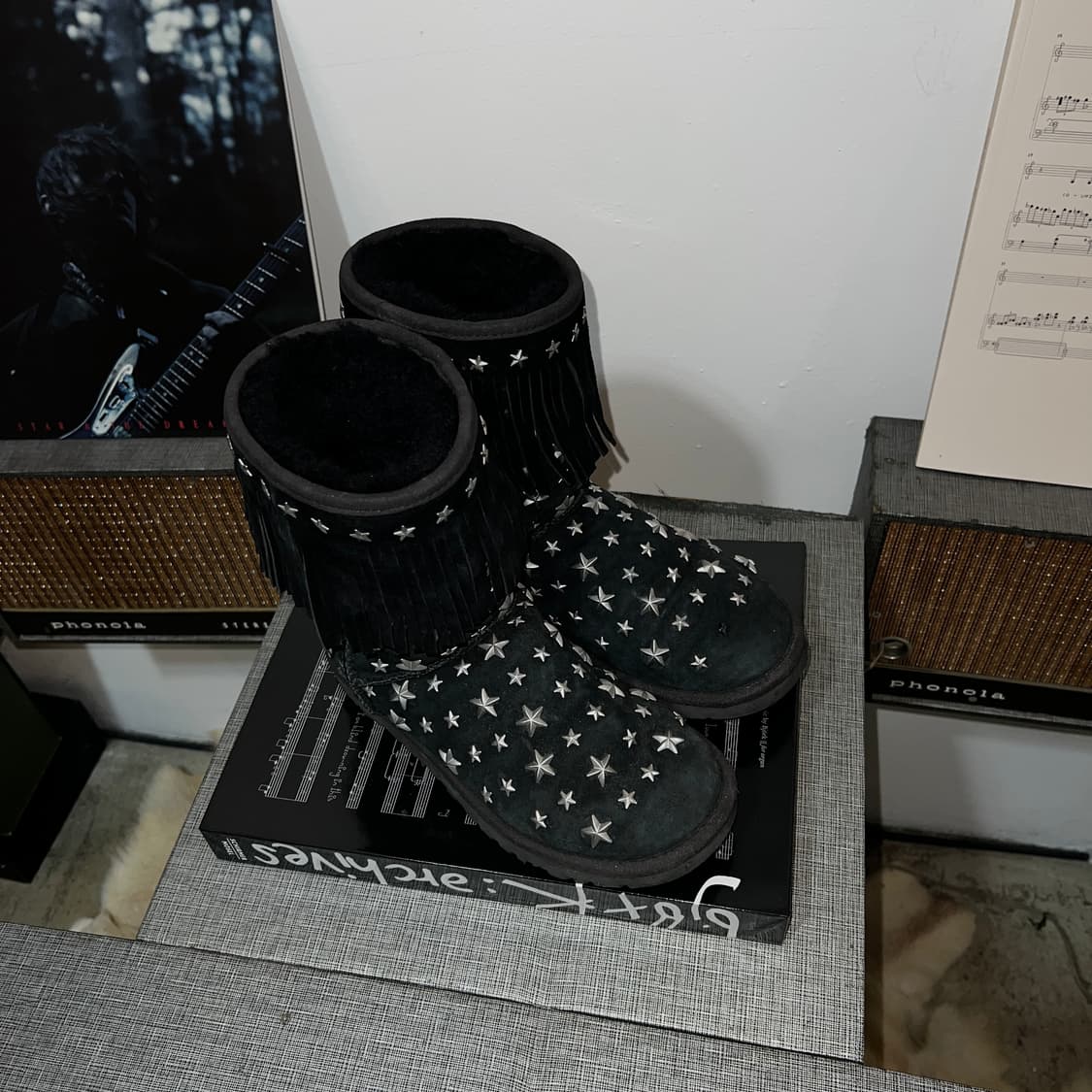 지미추 X 어그 스터드 부츠 블랙 상품이미지5