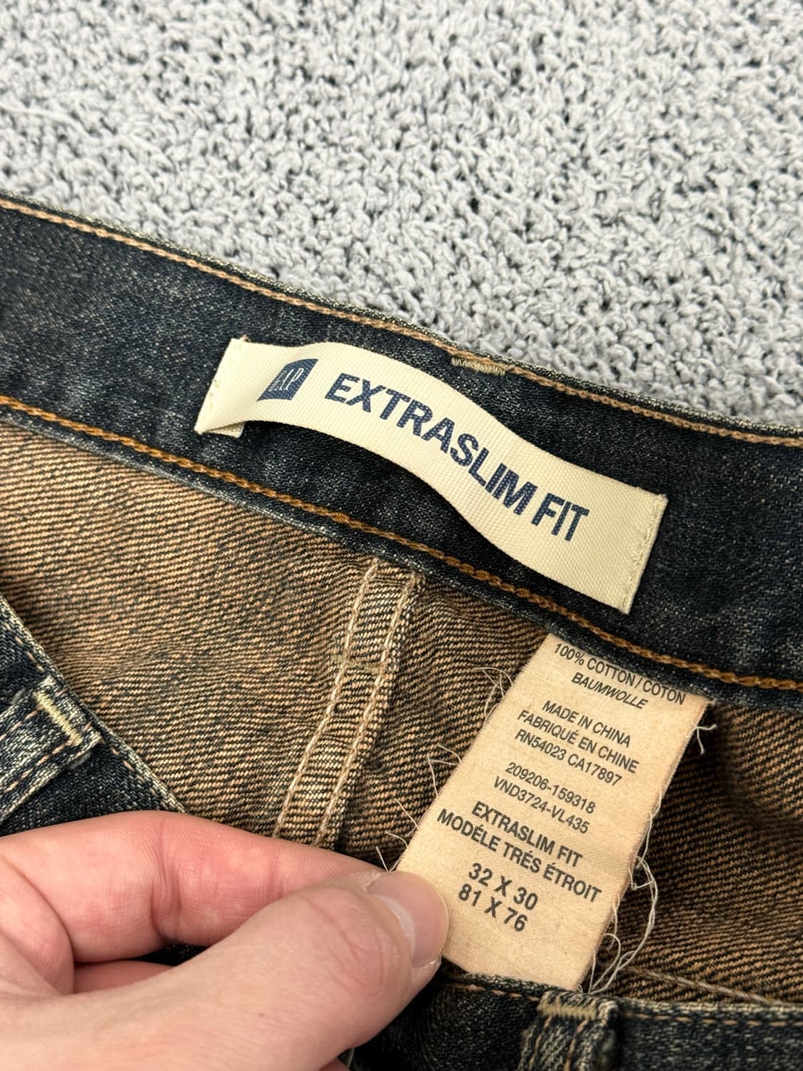 (32/30) GAP 워싱 데님 팬츠 상품이미지4