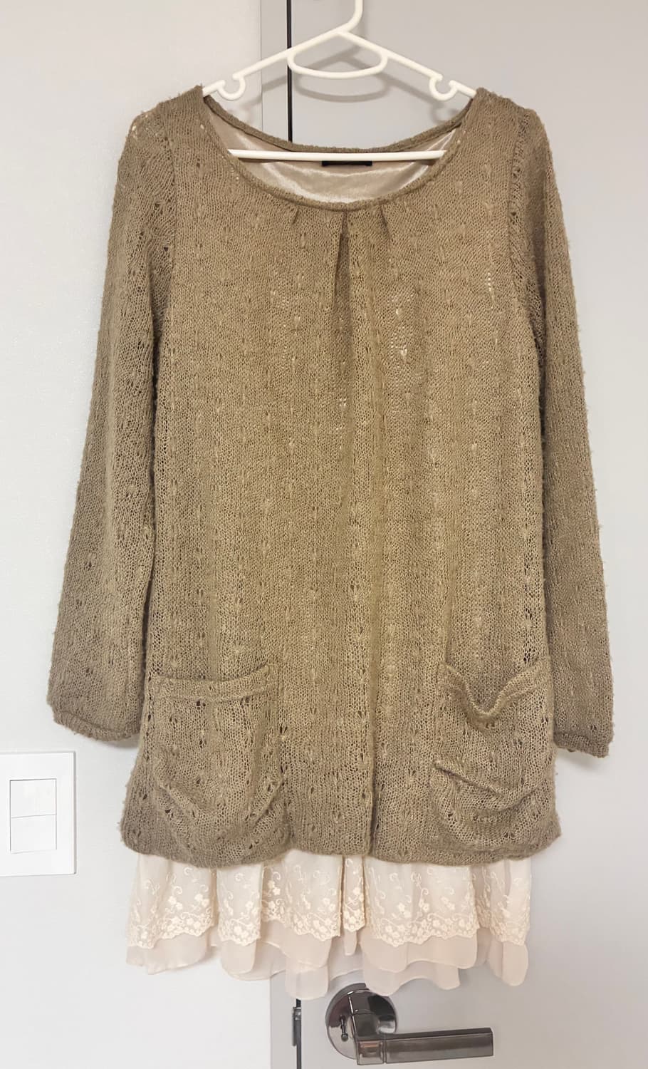 일본 빈티지 모리걸 레이어드 원피스  상품이미지1