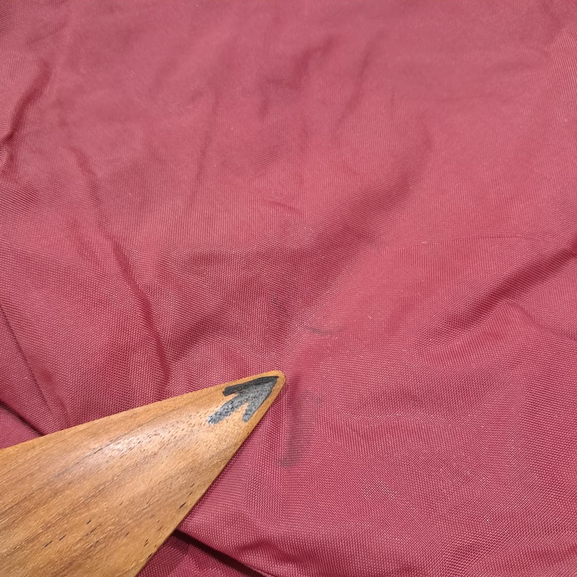 CL400 L 카파 90s 나일론 퀼팅안감 버건디 코치 자켓 아우터 상품이미지4