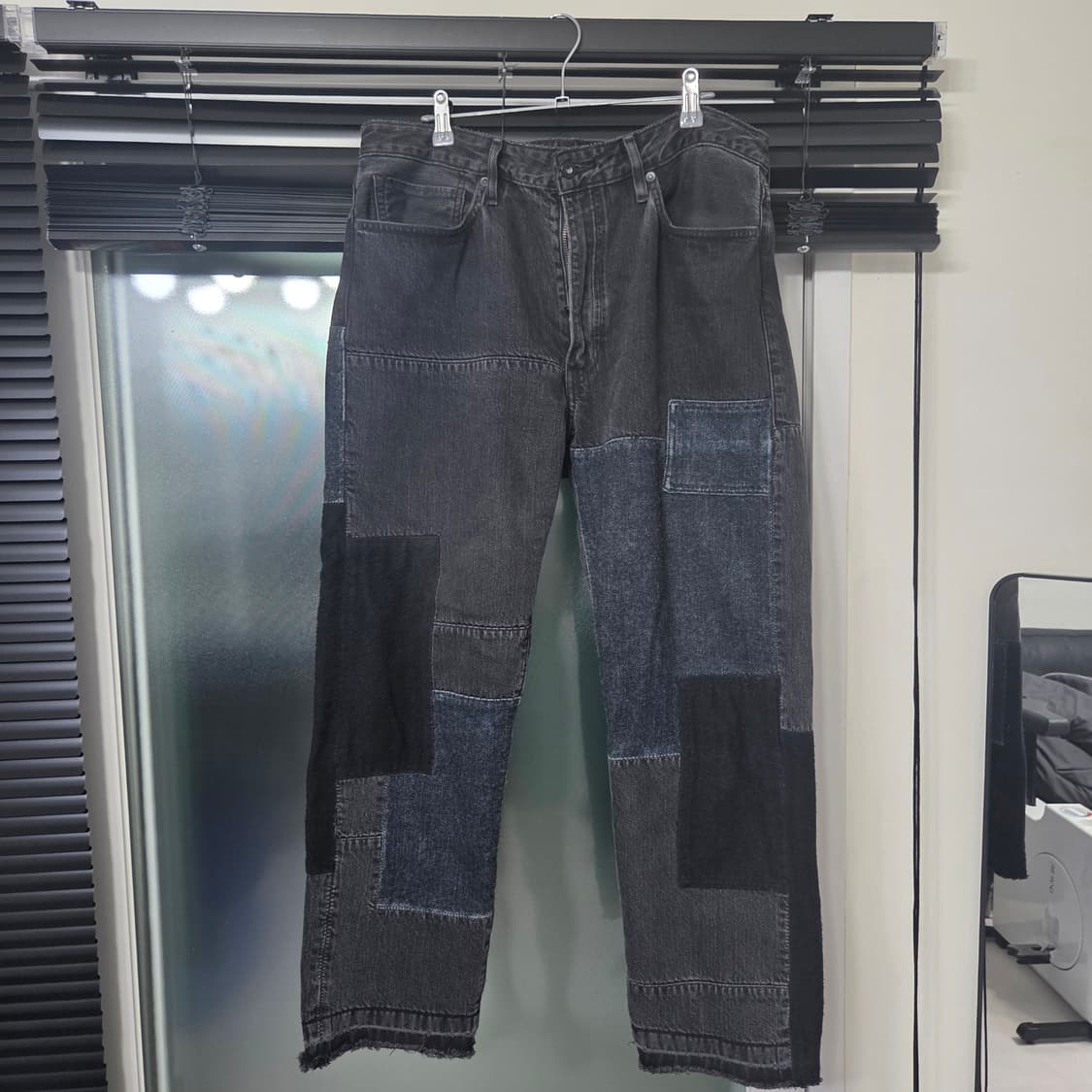 리바이스 LMC라인 패치워크 블랙진 34 상품이미지1