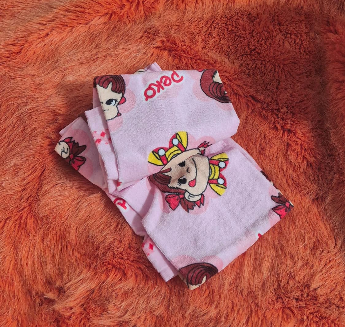 일본 peko 페코 수건 욕실수건  2장 세트 새상품 상품이미지2