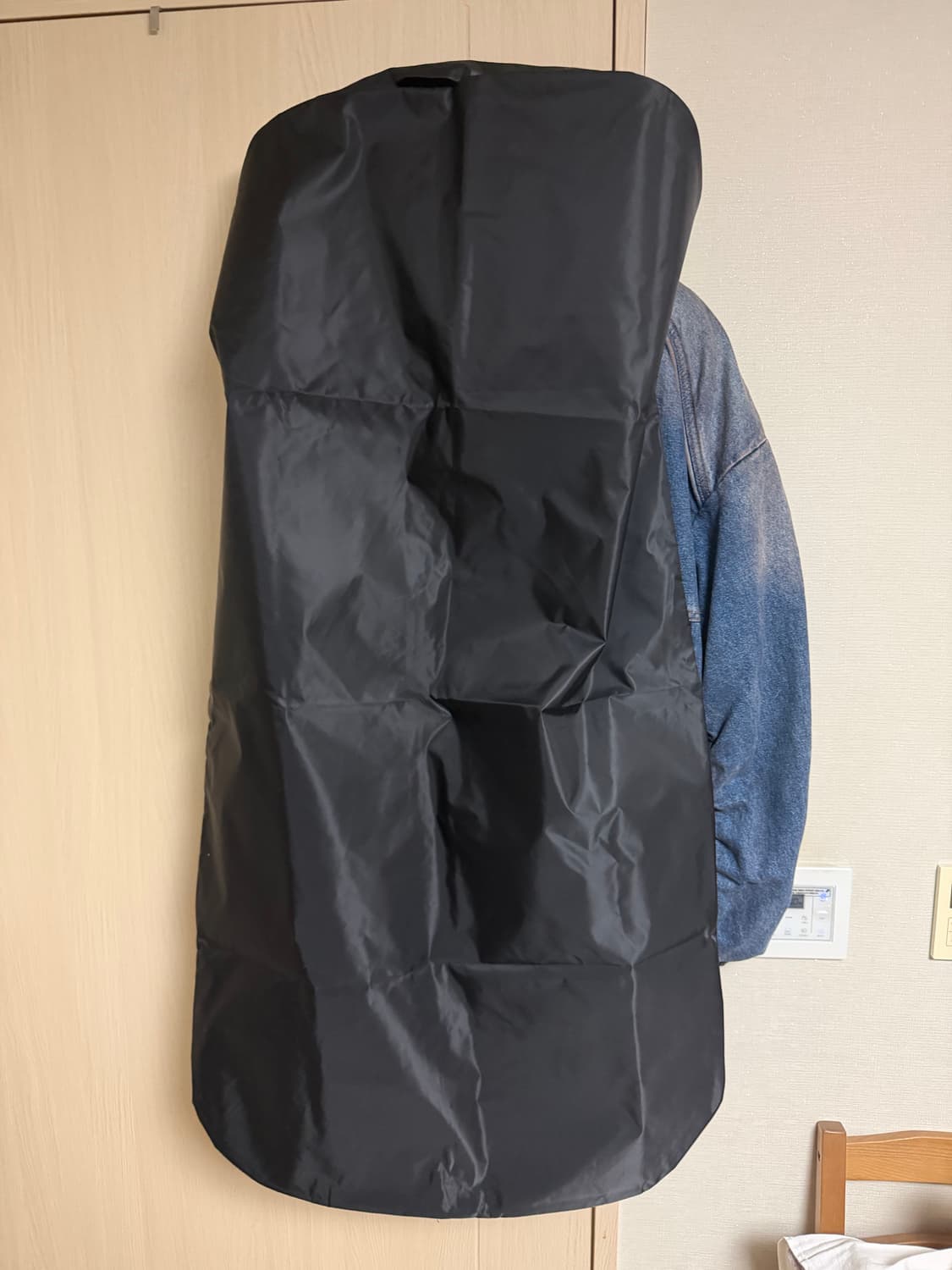 준지 오일워싱 데님 무스탕 배색 패디드 재킷 50 상품이미지5