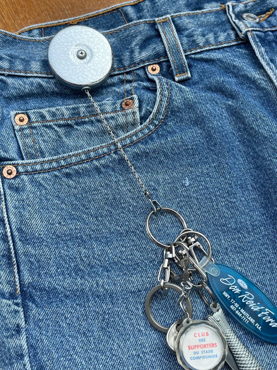 USA Made Retractable Key Reel 상품이미지2