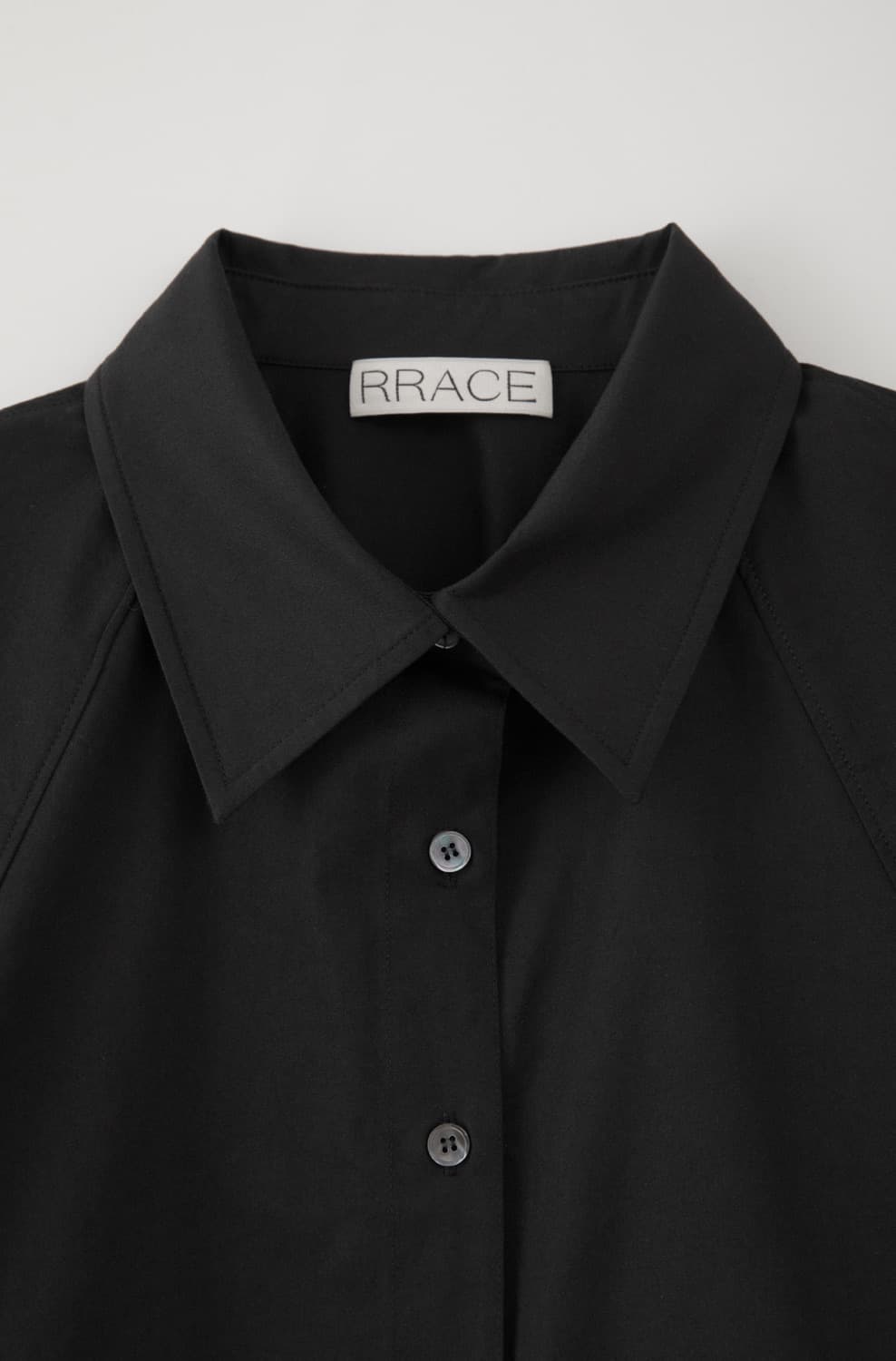 레이스 rrace 블랙 돌먼 슬리브 셔츠 상품이미지9