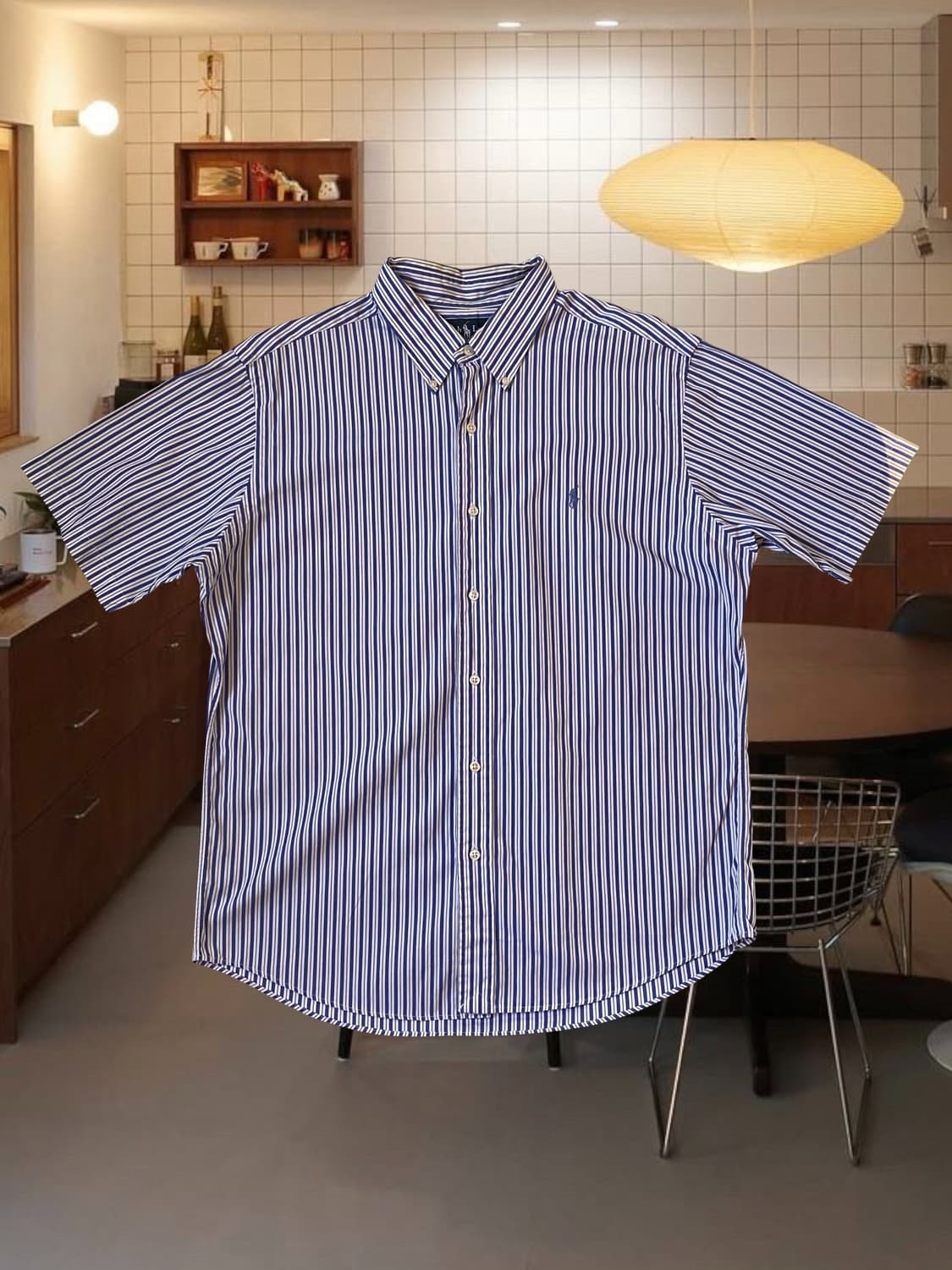 폴로랄프로렌 스트라이프 반팔 셔츠 (Man XL) AB1365 상품이미지1