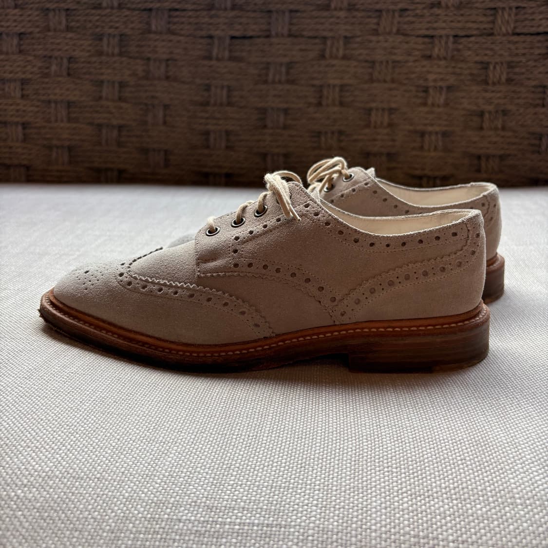 (6.5) Loake 로크 JACK 샌드 스웨이드 브로그 슈즈 상품이미지3