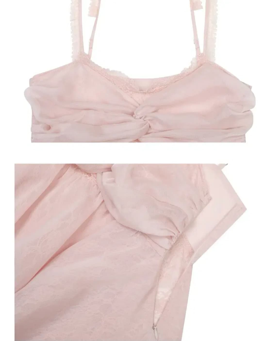 [새상품,품절상품] 페인오어플레져 셔링 탑 핑크 정가 이하에 팔아요🎀 상품이미지5