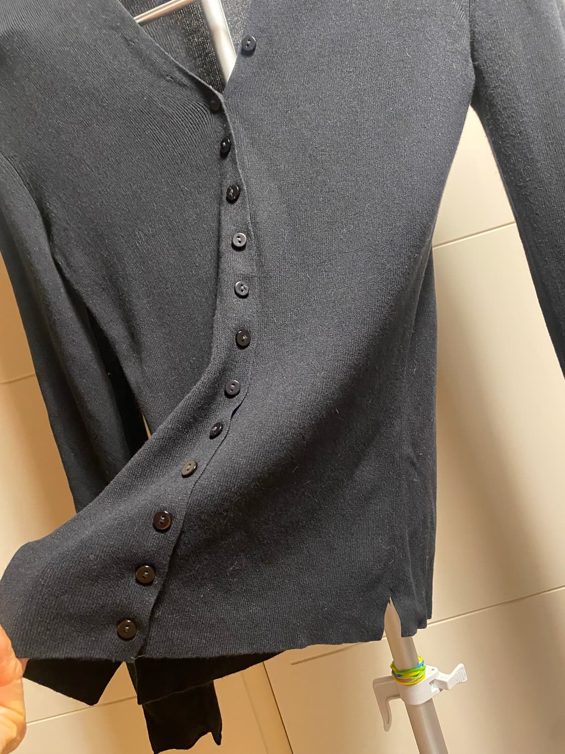 벨리걸 블랙 가디건 M/L 상품이미지4