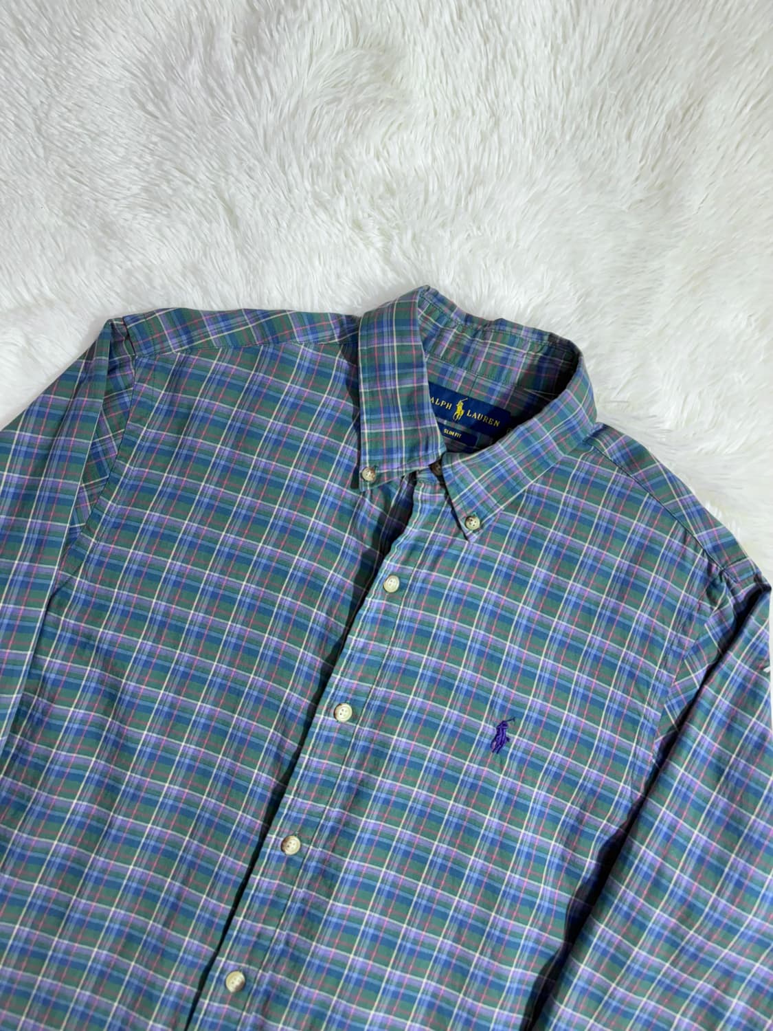 폴로 랄프로렌 멀티포니 체크 셔츠  상품이미지4