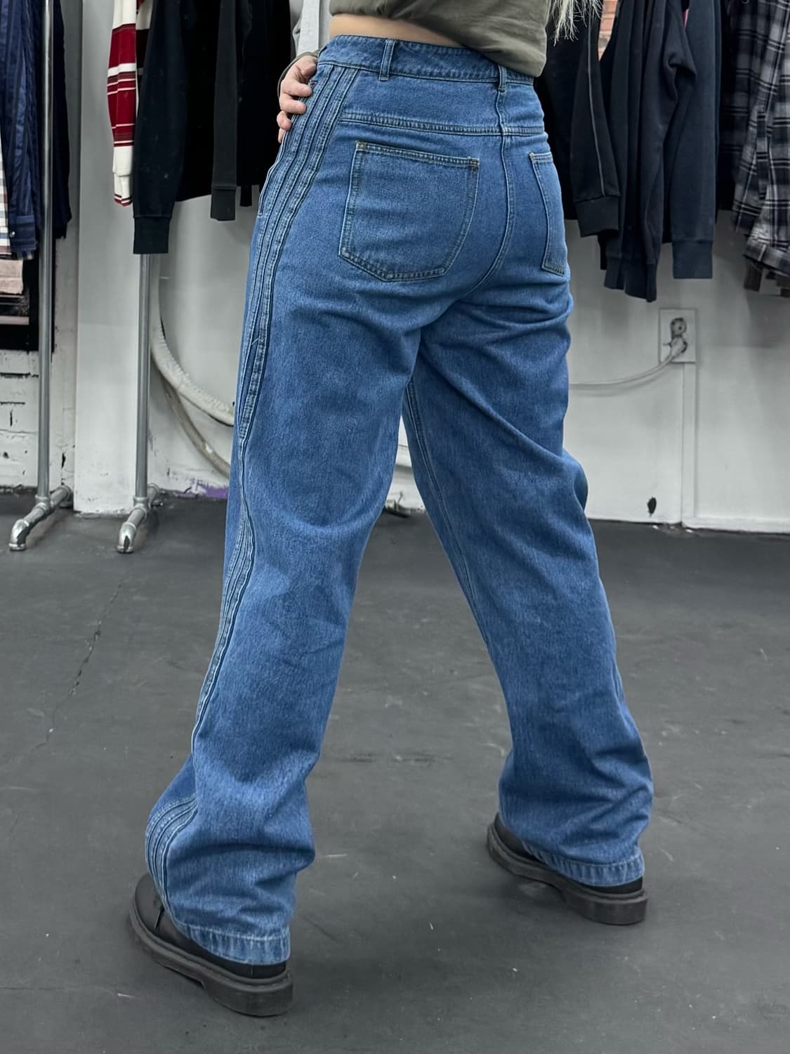 아디다스 에센셜 데님팬츠 상품이미지4