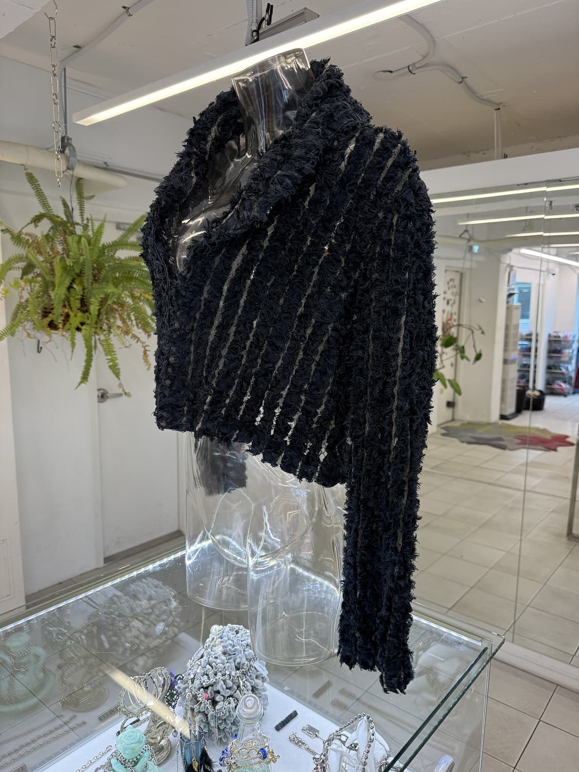 knit fur cardigan 상품이미지2