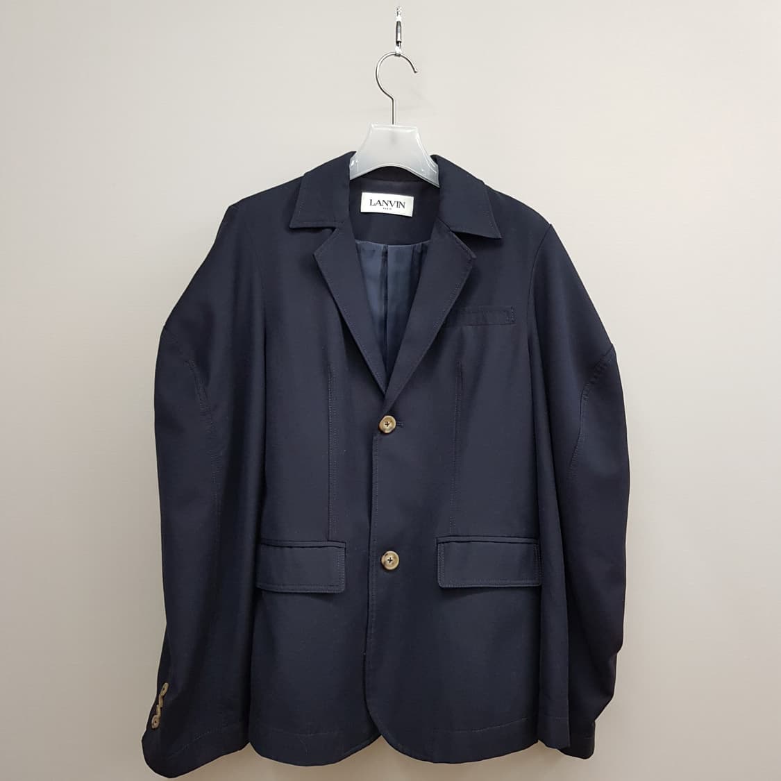 랑방파리 울 블렌드 테일러드 자켓 M사이즈 상품이미지2