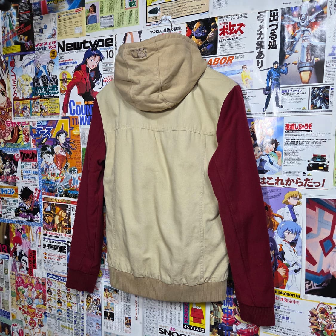 엠엘비 뉴욕 양키스 베이지 빈티지 프린팅 바시티 자켓 상품이미지7