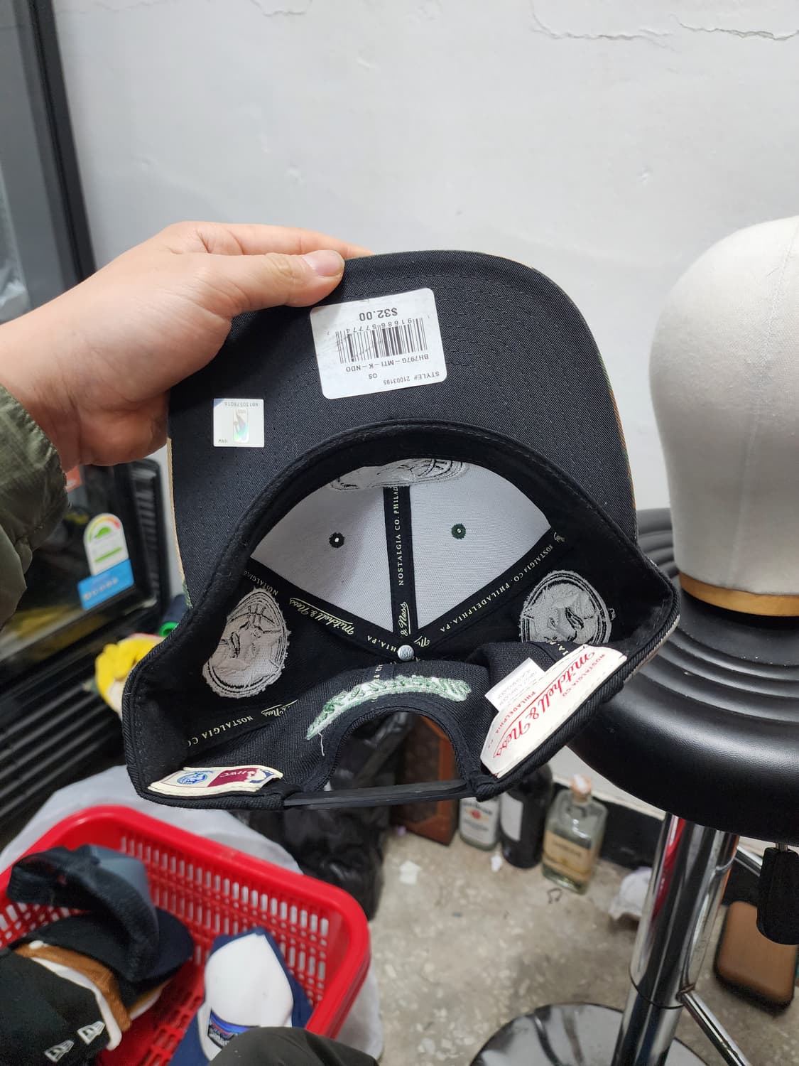 미첼앤네스 밀리터리 미네소타 팀버울브스 스냅백 상품이미지5