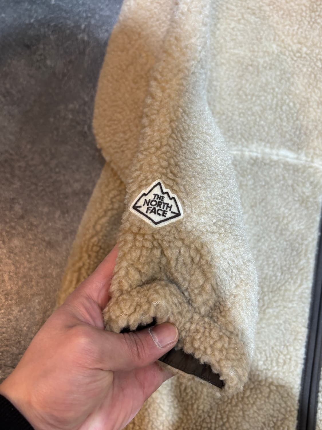 노스페이스 롱 후리스 뽀글이 플리스 잠바 90사이즈 상품이미지5