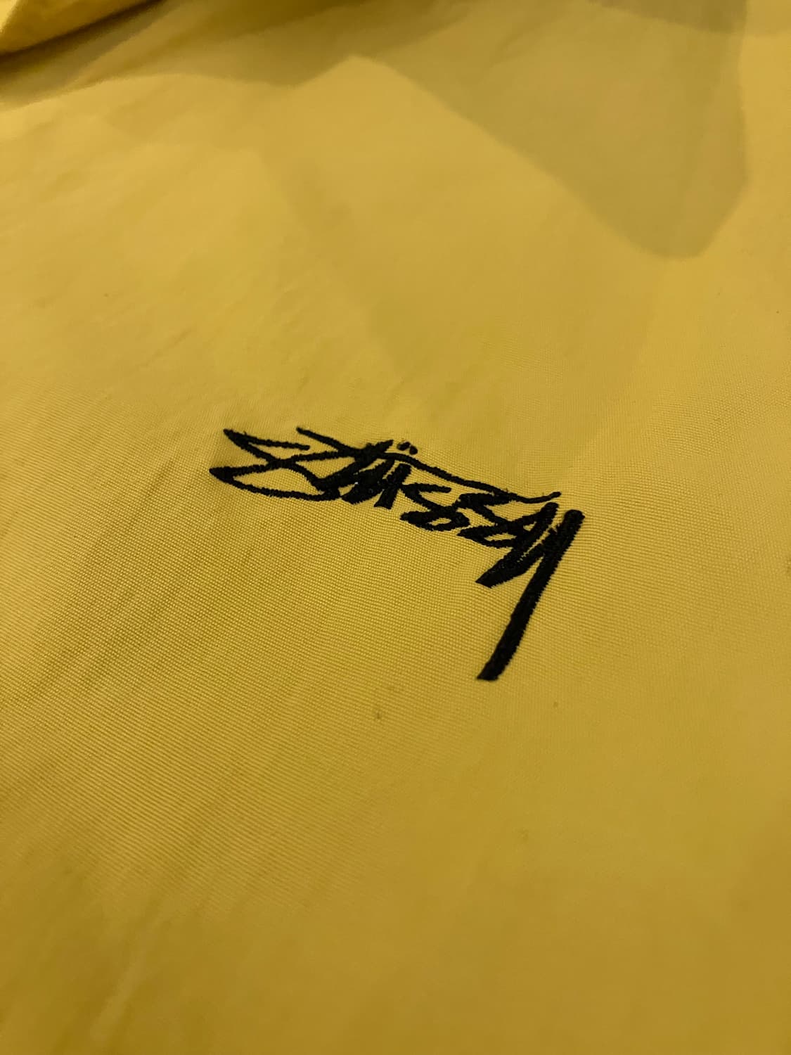 스투시 빈티지 셰르파 양털 코치자켓 플리스 옐로우 상품이미지4