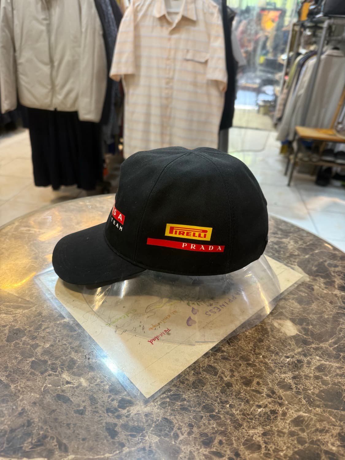 M 정품 프라다 루나로사 피렐리팀 볼캡 팝니다 상품이미지2