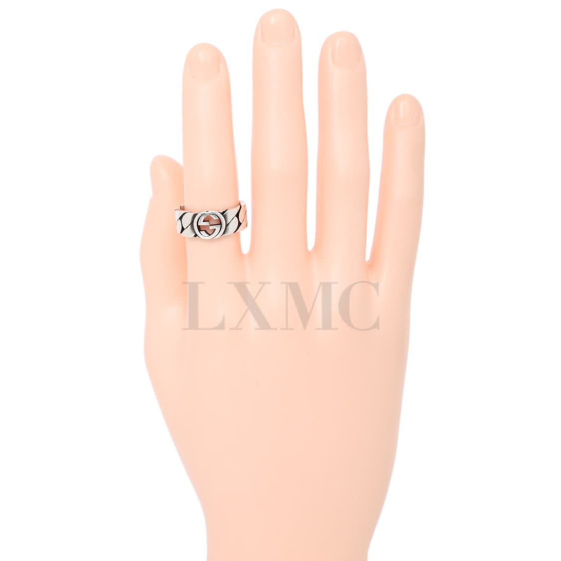 구찌 실버반지 인터로킹 G와이드 링 8MM 실버링 20호 661515 상품이미지5