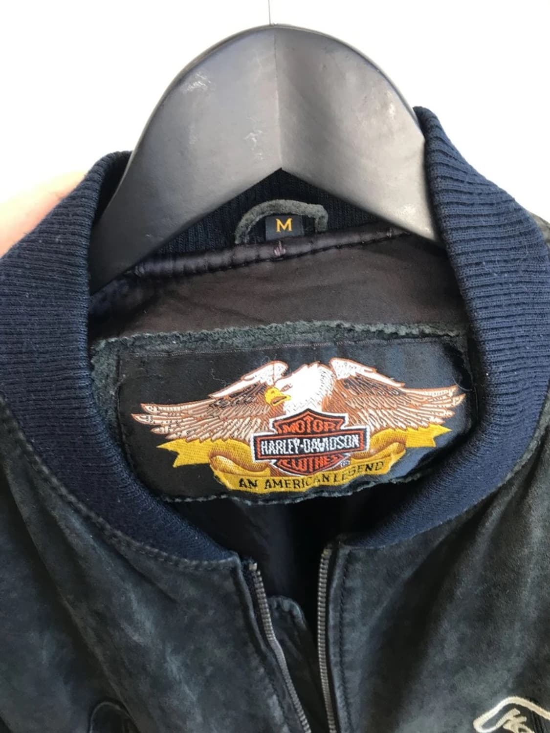 90's Harley-Davidson Suede Bomber 상품이미지6