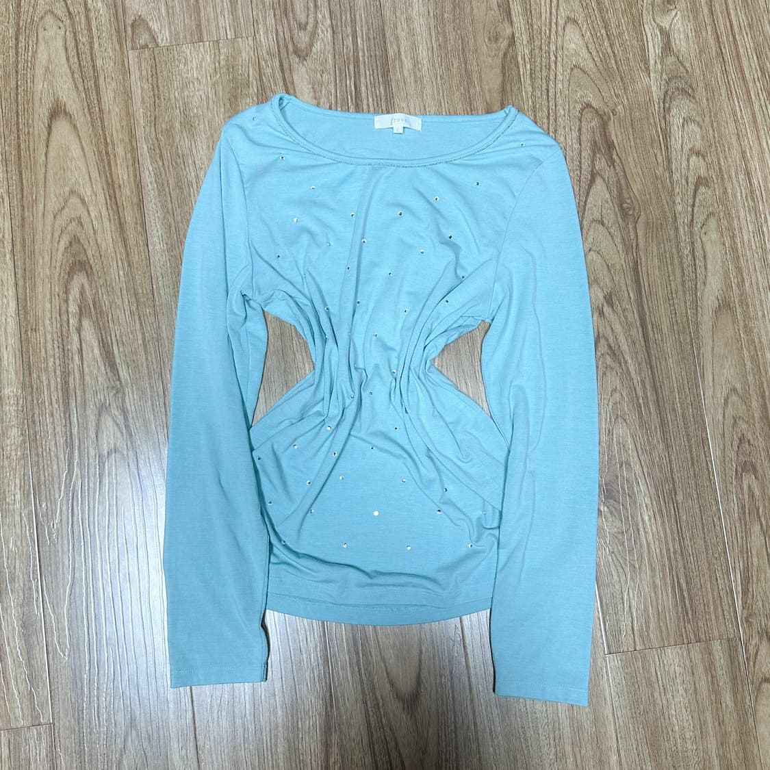 빈티지 민트 보석 긴팔 티셔츠 히메갸루 로걀 모리걸 코이세이오깔 긱시크 상품이미지1