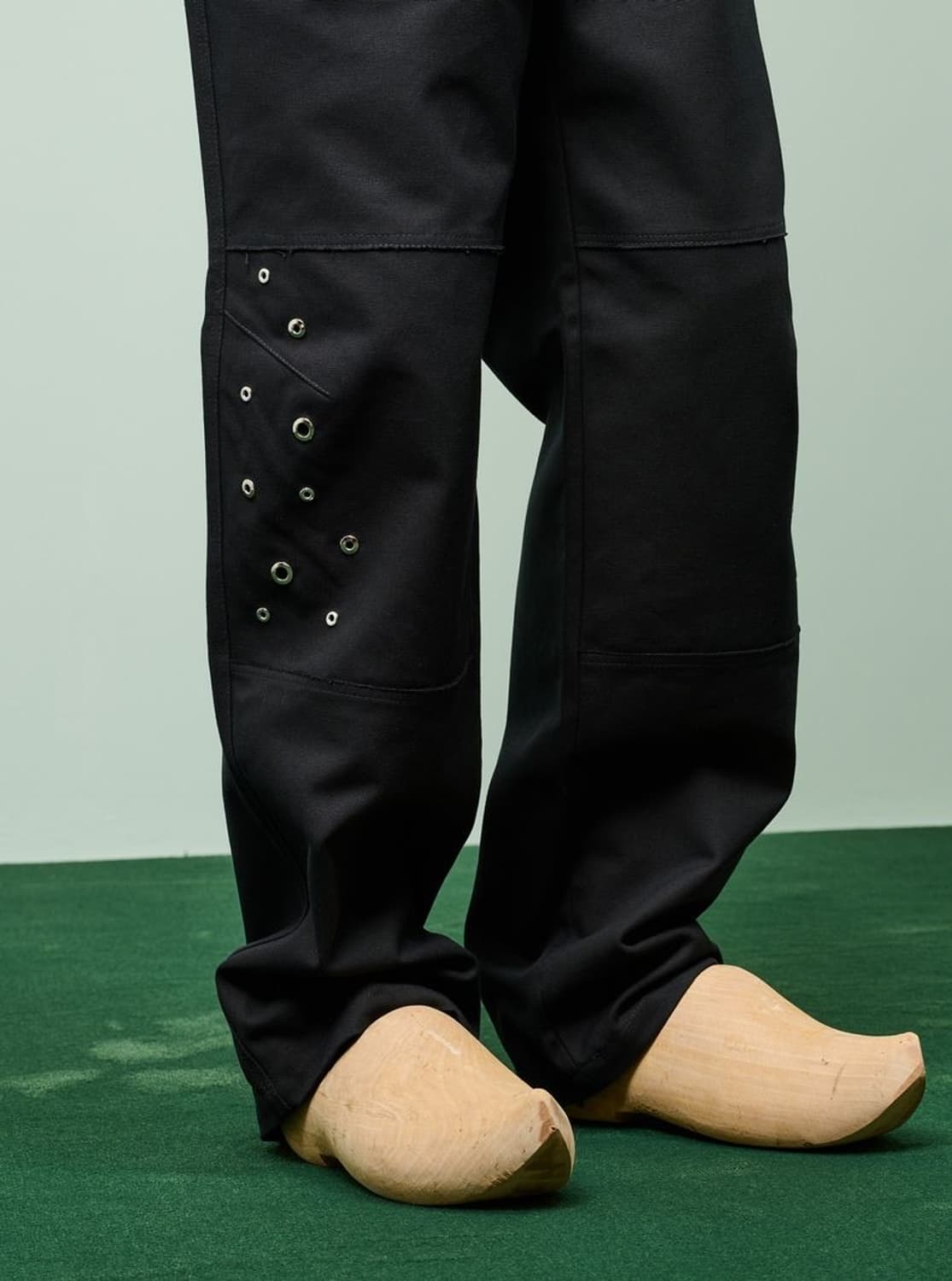 나마체코 블랙 트라우저 팬츠 상품이미지5