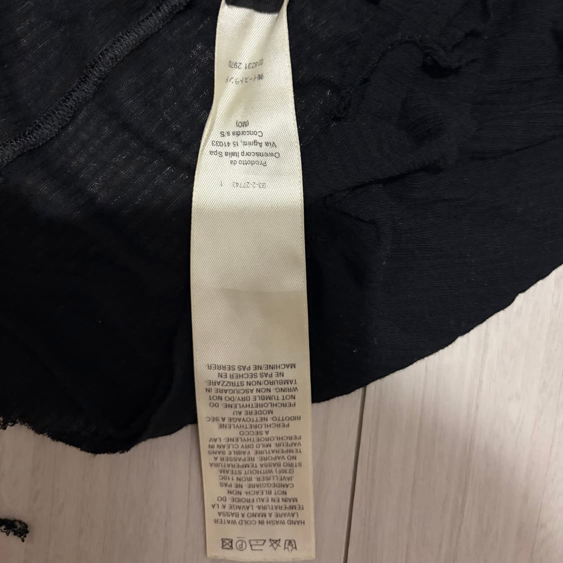 rickowens long sleeve 릭오웬스 롱슬리브 s 상품이미지4