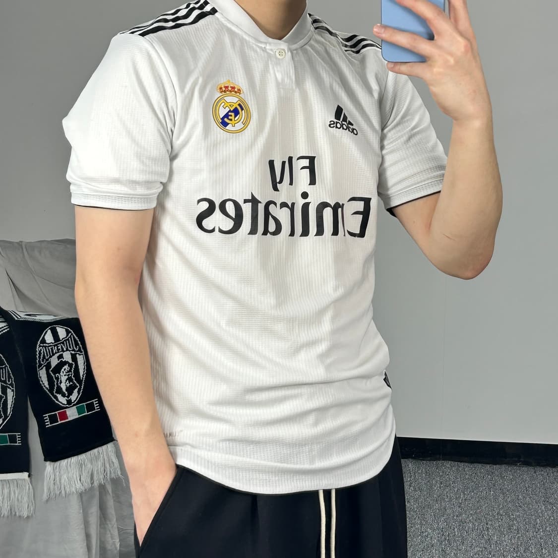 아디다스 18-19 레알 마드리드 홈 유니폼 L 상품이미지1