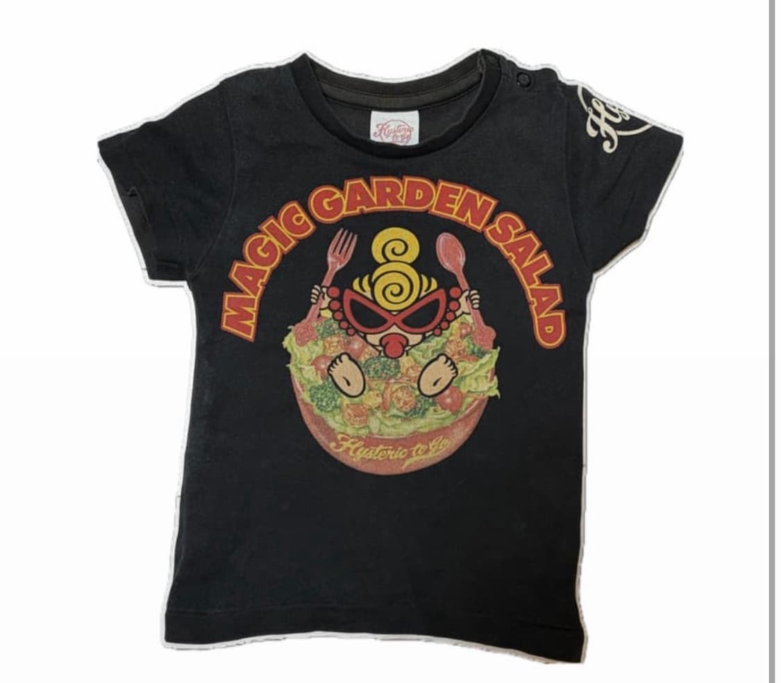 히스테릭 글래머 미니 딱붙 크롭 반팔티 상품이미지1