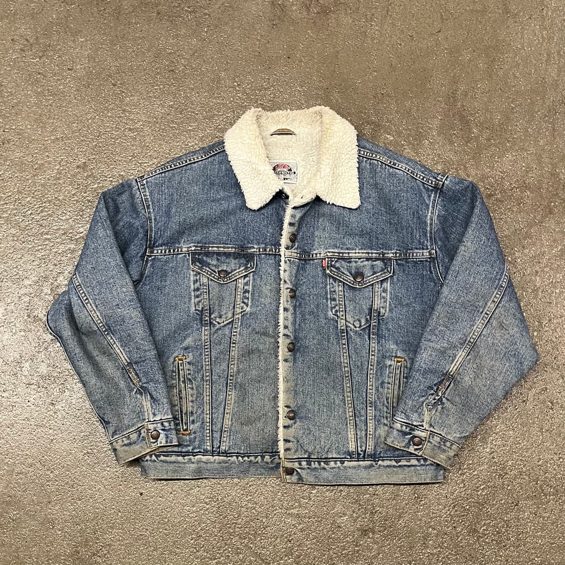 90s USA 리바이스 쉐르파 데님 자켓 (110) 상품이미지2