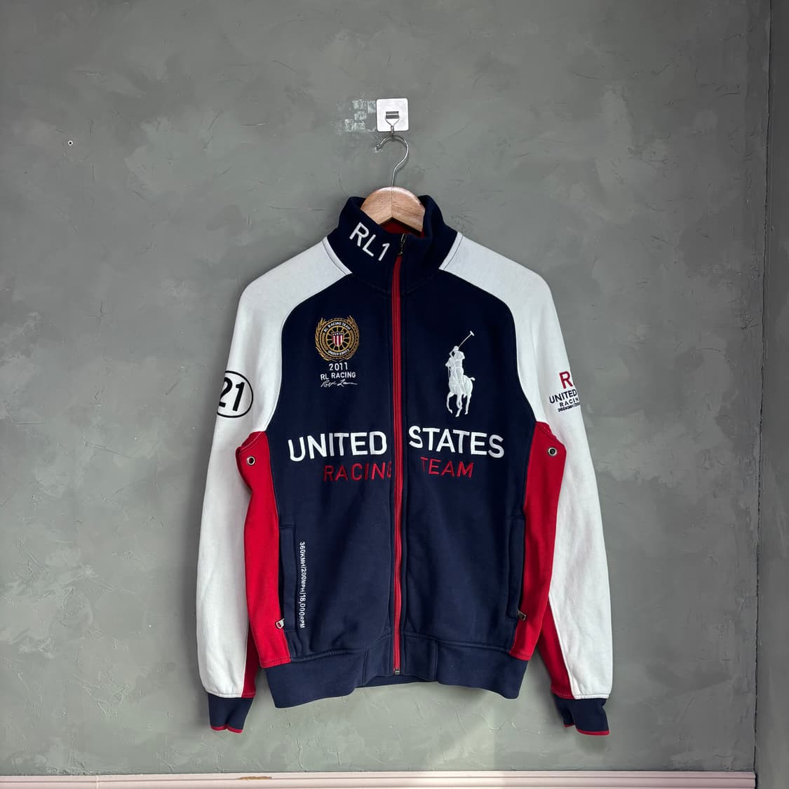 폴로 랄프로렌 빅포니 레이싱 집업 상품이미지1