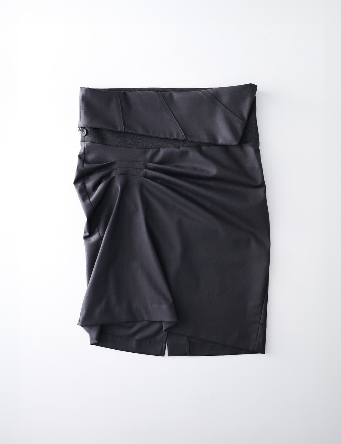 울리카상투스 Brace pintuck skirt (graphite) 상품이미지1