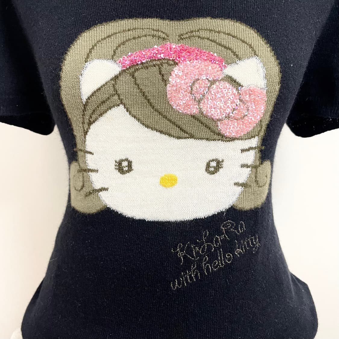 Ki La Ra Hello kitty 키라라 헬로키티 니트 고전키티 갸루 상품이미지3