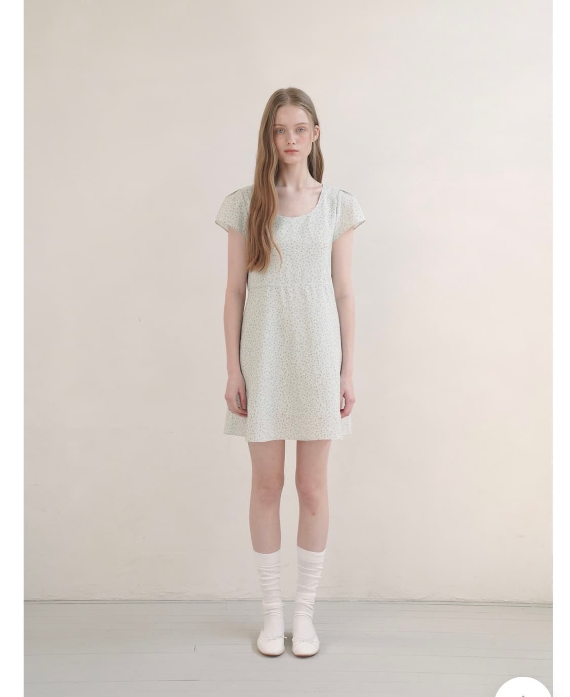 라무어 Crepe dress_mint 상품이미지2
