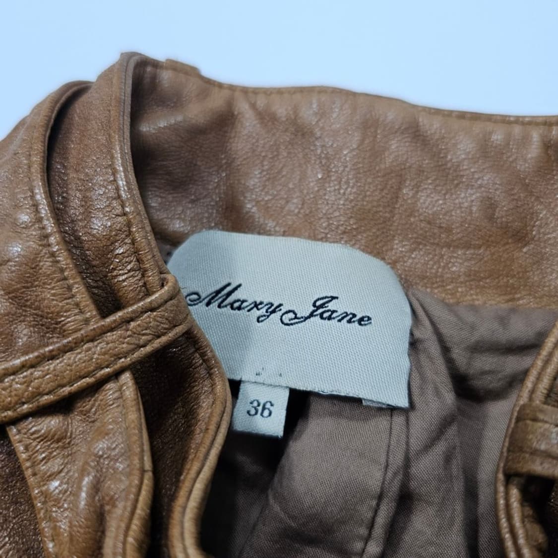 MARY JANE 빈티지 우먼스 양가죽 자켓 36 상품이미지5