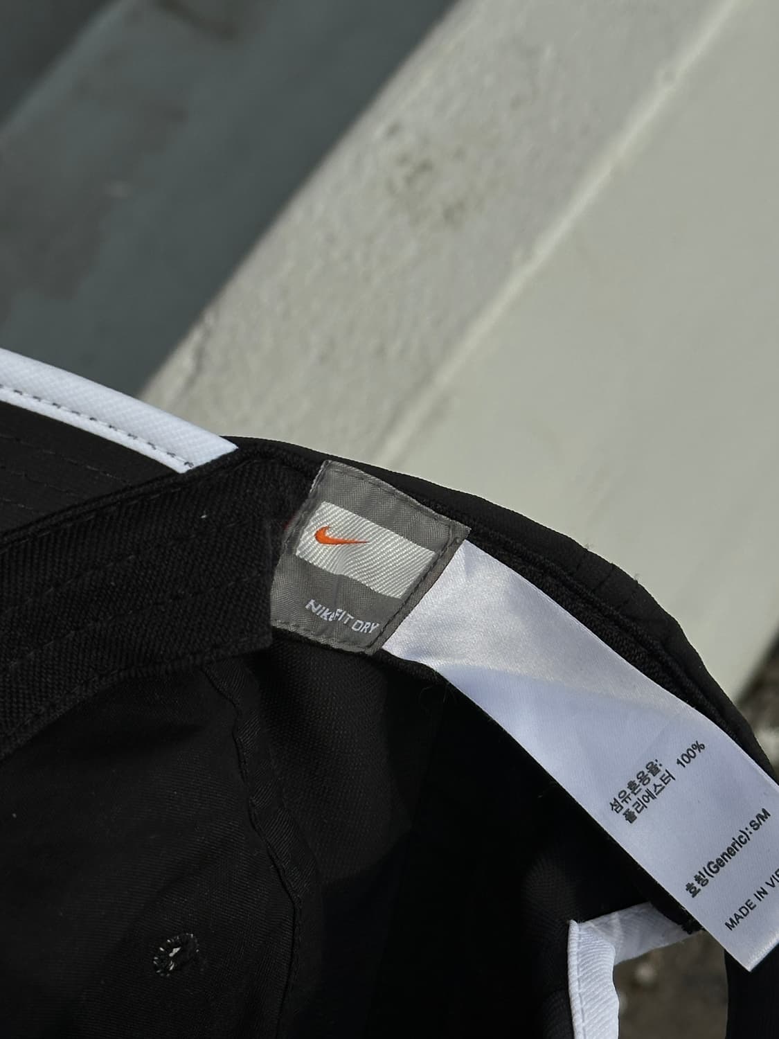 [F] 00s 나이키 로고 블랙 러닝 볼캡 모자 상품이미지6