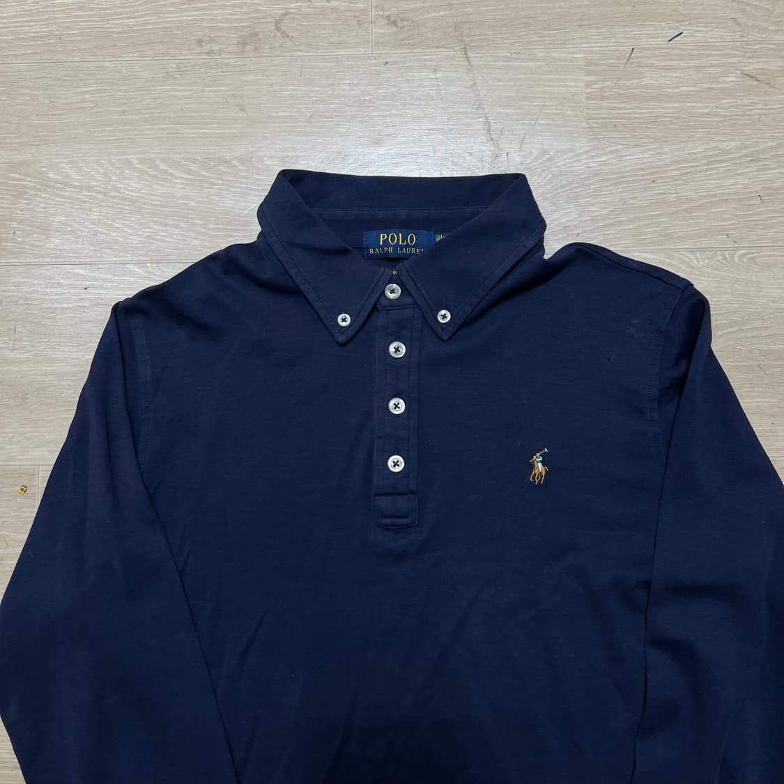 폴로 랄프로렌 키즈 피마코튼 PK 카라티 [네이비] L(14-16) 상품이미지2