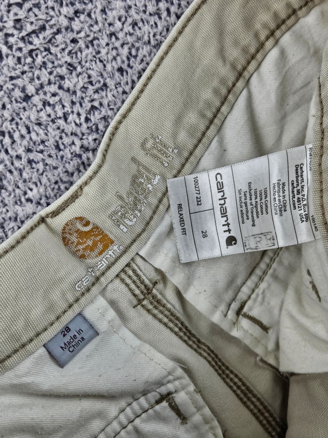 칼하트 코튼 카고 쇼츠 반바지 ( 28" ) / 12005 상품이미지7