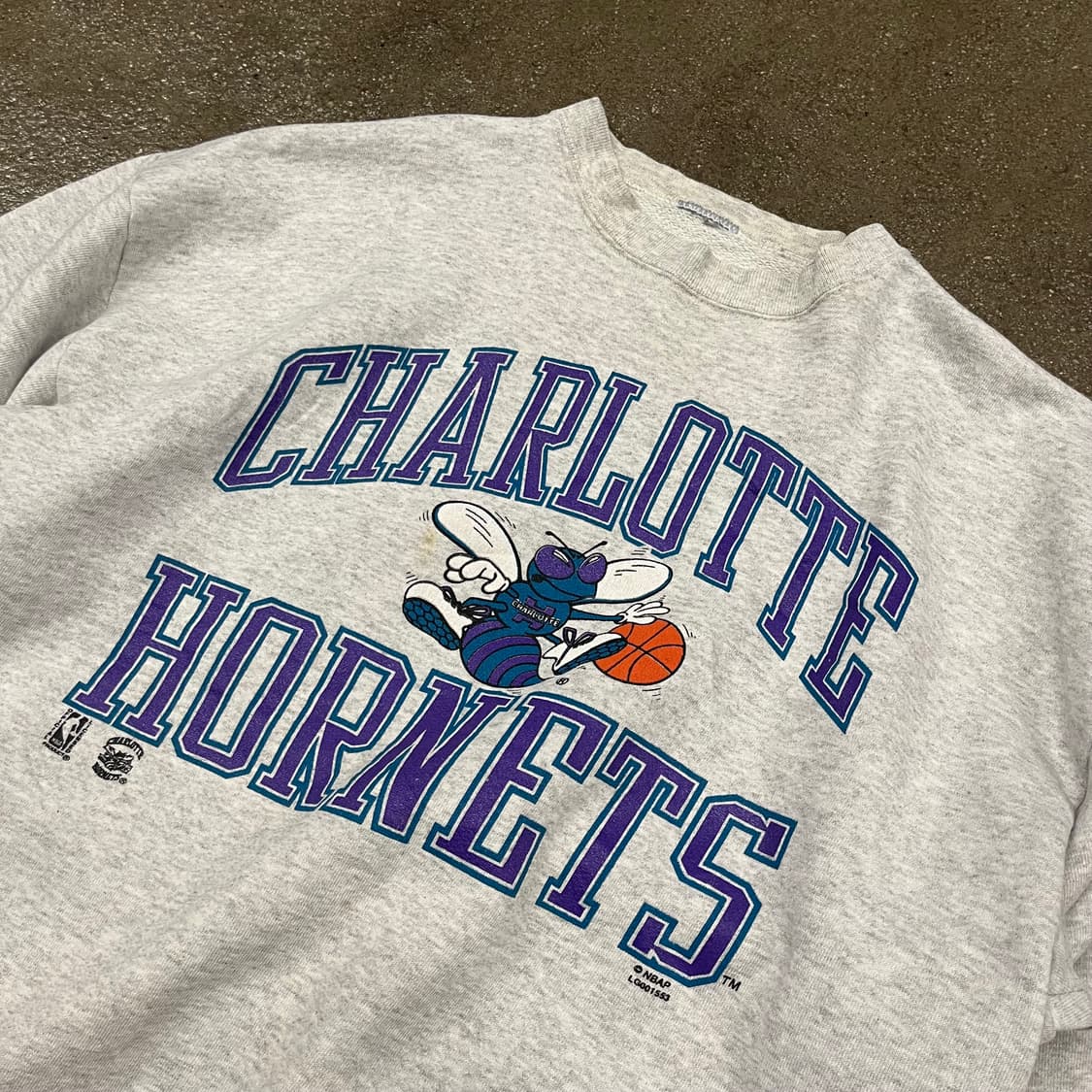 90s NBA 샬럿호네츠 스웻셔츠 (105) 상품이미지2