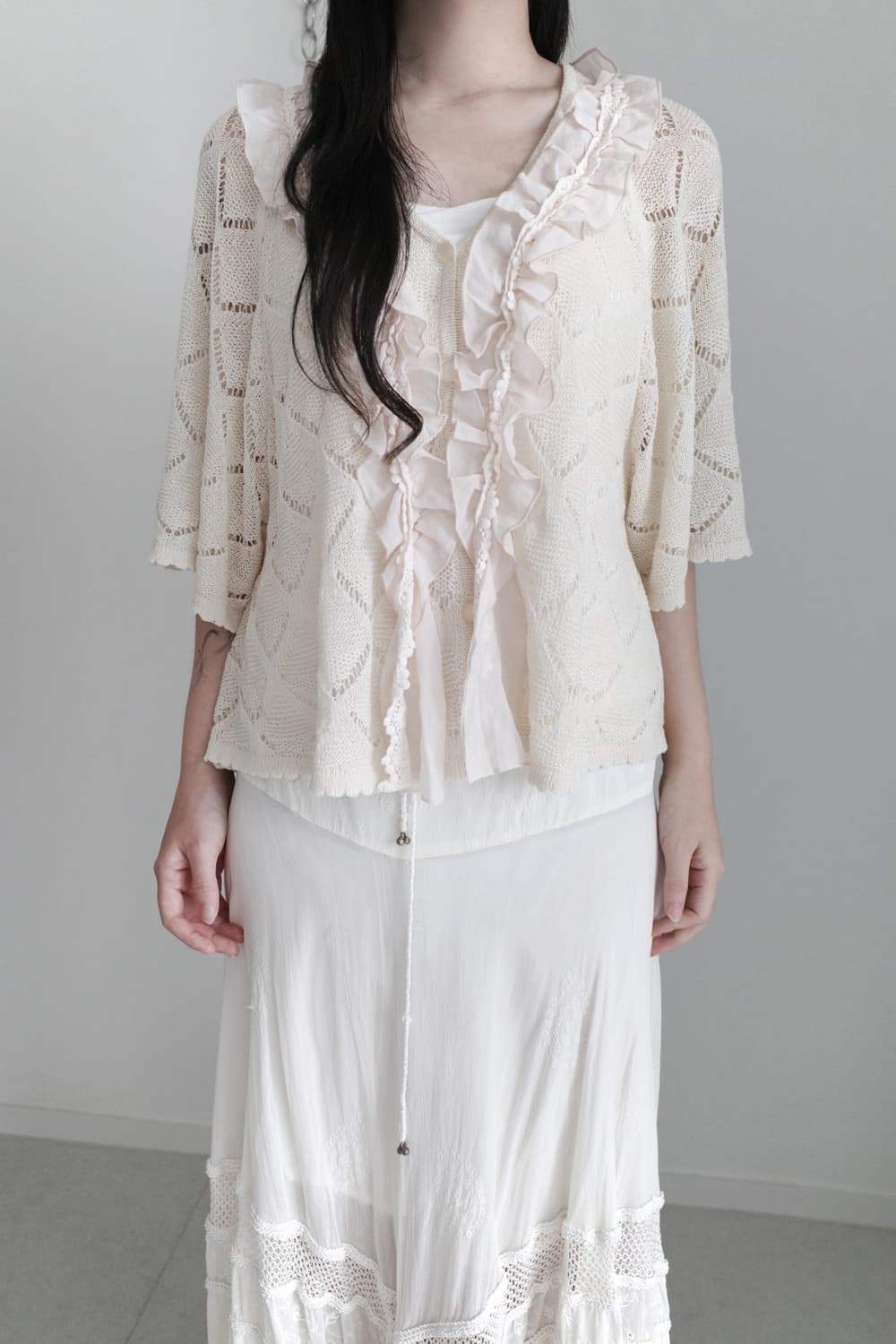frill knit cardigun 상품이미지5